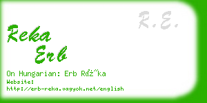 reka erb business card